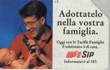 # ITALY 365 Adottatelo Nella Vostra Famiglia - Telecom Italia (31.12.95) 5000   Tres Bon Etat - Publiques Publicitaires