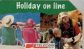 # ITALY 428 Holiday On Line (31.12.96) 5000   Tres Bon Etat - Öff. Werbe-TK