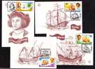 COLUMB EXPLORER, DISCOVERY-AMERICA 4 MAXIMUM CARD,CEPT 1992. - Prehistoria