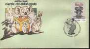 Fdc Australie 1985 Livres Illustrés Pour Enfants Blinky Bill Par Dorothy Wall - Stripsverhalen