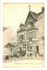 CP.  Oude Postkaart : Westende , Groupe De Villas Sur La Digue -  Halles Westendaises - Geanimeerd - Westende