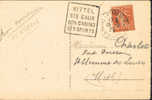 1928 France  88 Vittel   Daguin Thermes  Terme Thermal   Sur Carte - Bäderwesen