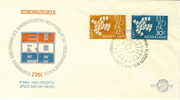 NEDERLAND FDC MICHEL 765/66 EUROPA 1961 - 1961