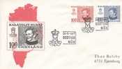 Greenland FDC Queen Margrethe II 26-5-1977 With Cachet  Sent To Denmark - Other & Unclassified