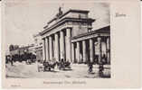 BERLIN  Brandenburger Thor 1901, Belebend  !!!!! - Brandenburger Door