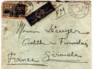 MAROC Lettre FM Service à La Mer De CASABLANCA Du 5/5/1940 Via La France - Covers & Documents