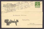 Denmark NIELSEN & WINTHER, TMS Cds. KØBENHAVN N. 1930 Card Karte To Landsbanki REYKJAVIK Iceland (Mi. 120) - Covers & Documents