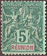 REUNION ISLANDS..1892..Michel # 35...used. - Oblitérés