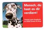 Germany - Sweet Dog - Hund - Dalmatiner - Esso - S 03/00 Chip Card - S-Series : Tills With Third Part Ads