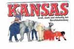 Germany - Deutschland - S 01/97 - Kansas - Animals - Bear - Elephant - Panther - Lama - S-Series : Guichets Publicité De Tiers