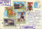 Russie " Pendule " Entier Postal 1988 Recommande - Horlogerie