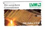 Germany - Deutschland - S 09/96 - 100 Jahre LVM - Insurance - Versicherungen - S-Reeksen : Loketten Met Reclame Van Derden