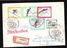 Winter Games Innsbruk 1964 Stamp On Rgd Cover DDR. - Inverno1964: Innsbruck