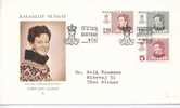 Greenland FDC Queen Margrethe II 17-4-1978 With Cachet Sent To Denmark - Otros & Sin Clasificación