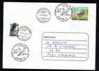 CARD BIRD CYGNES 1996,STAMP,FDC CANCELL, MOLDOVA. - Cisnes