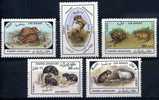 1987 AFGHANISTAN  Mouses Cpl, Set Of 5 Value Cat. Yvert N° 1370/74 Perfect  MNH ** - Roedores