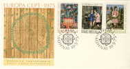 GREECE FDC MICHEL 1198/1200 EUROPA 1975 - 1975