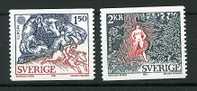 Suède ** N° 1123 / 1124 - Europa 1981 - Unused Stamps