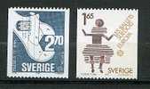 Suède ** N° 1219 - 1220 - Europa 1983 - Unused Stamps