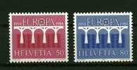 Suisse** N° 1199 - 1200 - Europa 1984 - - Neufs