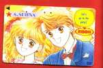 Japan Japon  Telefonkarte Phonecard -  Comic Comics  Manga  Cartoons  Anime  Animate  Ribon - Comics