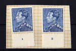 1951, Léopold III,  2  Numéro De Planches Du N° 847A*   Charnière    Cote 85 E - ....-1960