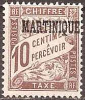 MARTINIQUE..1927..Michel # 2...MLH...Portomarken. - Ungebraucht