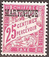 MARTINIQUE..1927..Michel # 4...MLH...Portomarken. - Unused Stamps