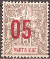 MARTINIQUE..1912..Michel # 73 I...MLH. - Ungebraucht