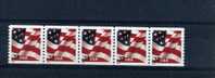 - ETATS-UNIS . 5 TIMBRES ROULETTE 2002 - Rollenmarken