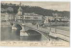 DINANT L'Hôtel Des Postes Et Pont 1905 Voyagée Grande-Bretagne - Dinant