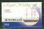Seychelles   Royal Wedding Bklt. Pane Of 10 MNH** - Seychellen (1976-...)