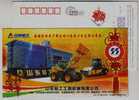 Excavator Truck,road Roller,China 2007 Lingong Engineering Machinery Company Advertising Pre-stamped Card - Camions