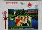 Harmonious Development Human & Nature,Egret Bird,CN07 Pan'an Bureau Of Population & Family Plan Advert Pre-stamped Card - Cigognes & échassiers