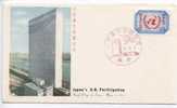 Japan FDC Japan´s U.N. Participation 8-3-1957 With Cachet - FDC