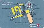 Germany - Deutschland - PD 09/00 - EXPO 2000 - Map - 12DM - P & PD-Series : Taquilla De Telekom Alemania