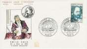 France FDC 1967 (No. Y&T 1511) Emile Zola - 1960-1969