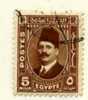 PIA - EGITTO - 1936-37 : Re Fuad 1°  - (Yv 175) - Used Stamps