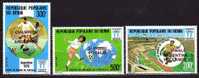 Lupa 55. BENIN  Tematica Deportes Fútbol .num 426-8 Y HB-26 ** - 1978 – Argentina
