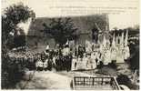 Carte Postale Ancienne Environs De Moncontour - Chapelle De Notre Dame Du Haut, En Trédaniel - Procession, Religion - Moncontour