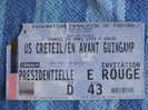 Billet De Match US Créteil / En Avant Guingamp - Altri & Non Classificati