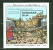 Bahamas  " Discovery Of America"       Souvenir Sheet        SC# 667 MNH** SCV$ 7.00 - Bahama's (1973-...)