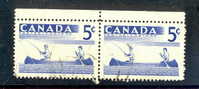 Canada Unitrade 368i Used  VF  Identical Pair Fishing - Usati