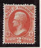 USA, 1873-1879, SERVICE  DEPT Interior 2 CT, MI16  Hinged  With No Gum - Dienstzegels