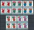 BULGARIA / BULGARIE - 1974 - 30an. Du Gouvernement Populaire - 5v Bl De 4** - Unused Stamps