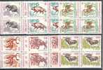 BULGARIA / BULGARIE - 1973 - Animaux Sauvages - 6v Bl De 4** - Ungebraucht