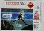 Mountain Climbing Climber,China 2008 China Business Post Newspaper Advertising Pre-stamped Card - Bergsteigen