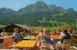 ROUGEMONT Restaurant Du Cerf Fam Bach Pault Proprietaire Vue Depuis La Terrasse Sur Le Rubli (Vidermanette) - Mon