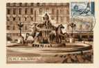 Carte Maximum,Maxi Cards, Pigeons, Place Des Terreaux - 1950-1959