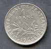 1 Francs "Semeuse"  1966   TTB - 1 Franc